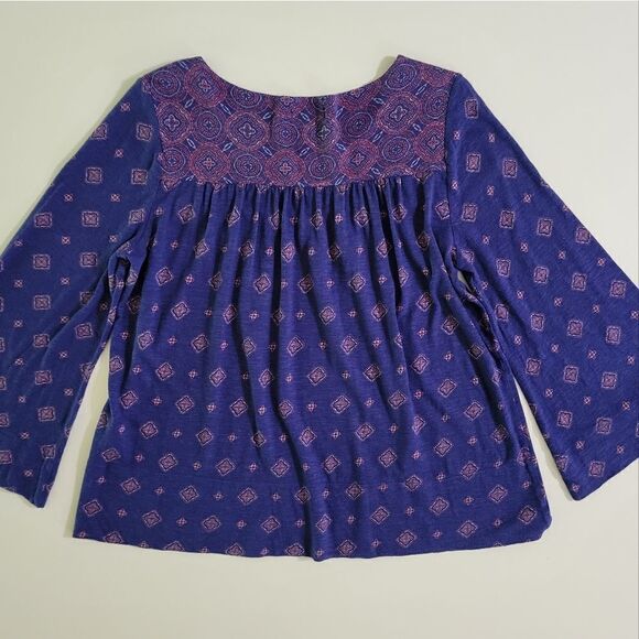 Lucky Brand Women's Bell Sleeve Boho Top - Picture 12 of 12